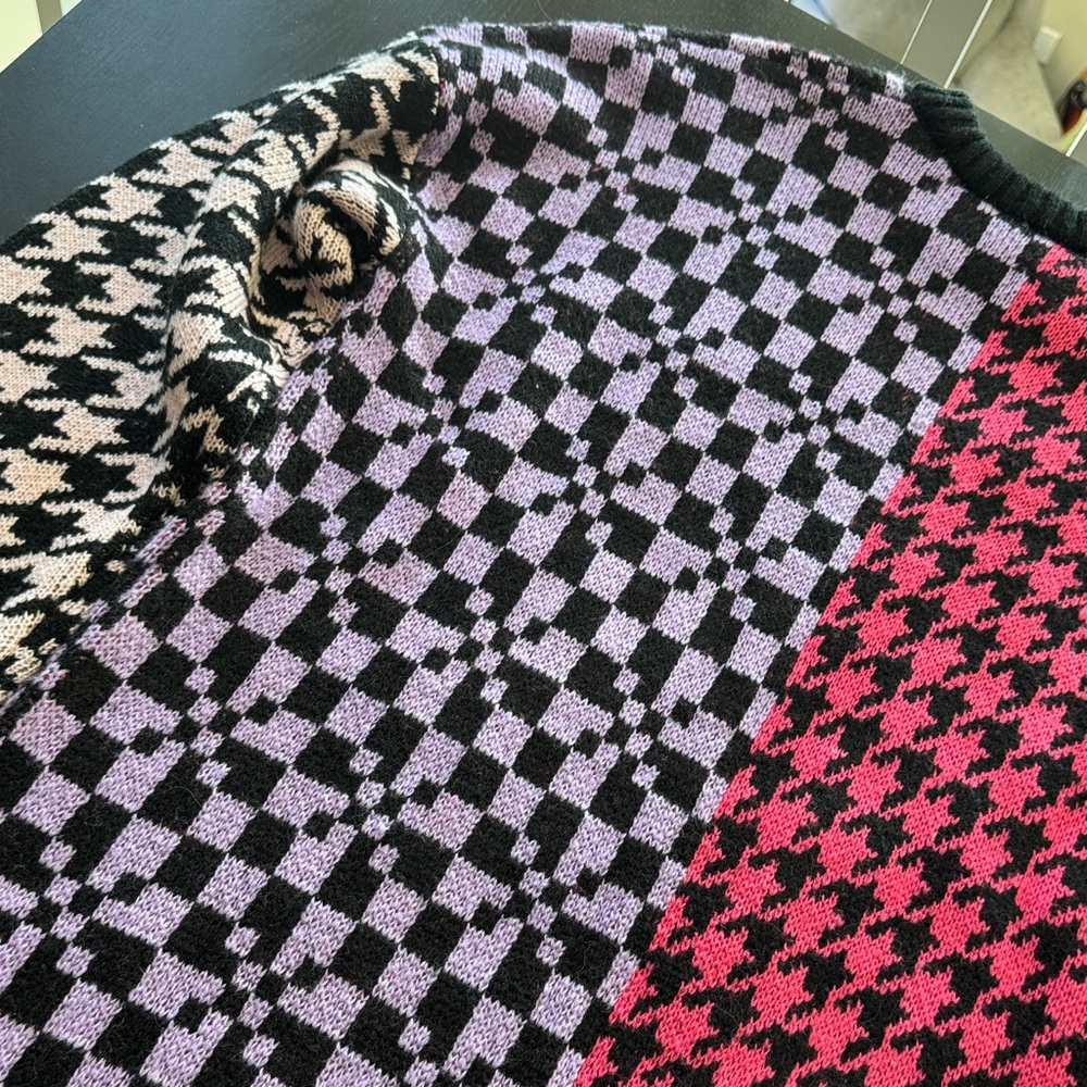 Nwt Ragged Priest Patchwork Houndstooth Checkerbo… - image 7